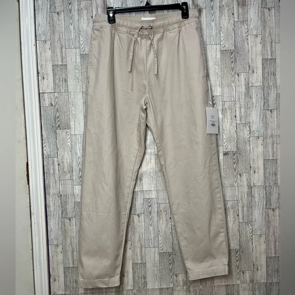 I Love Ugly Men’s Cargo Clean Sebastian Pants in Bone 100% cotton Sz Medium